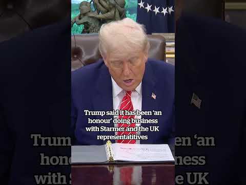 WATCH: Donald Trump Announces US-UK Trade Deal