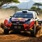 La Savane Sauvage : Elfyn Evans Affronte les Éléments pour Dominer le Rallye Kenyan